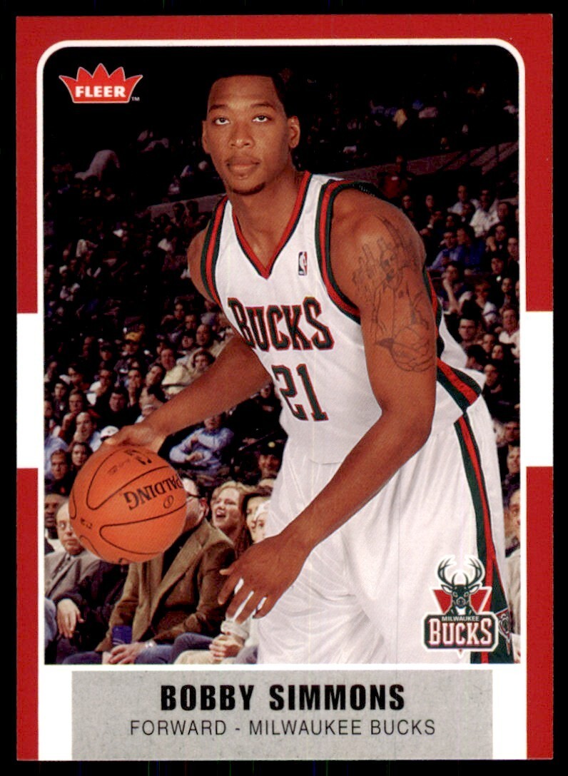2007-08 Fleer Bobby Simmons Basketball Cards #89