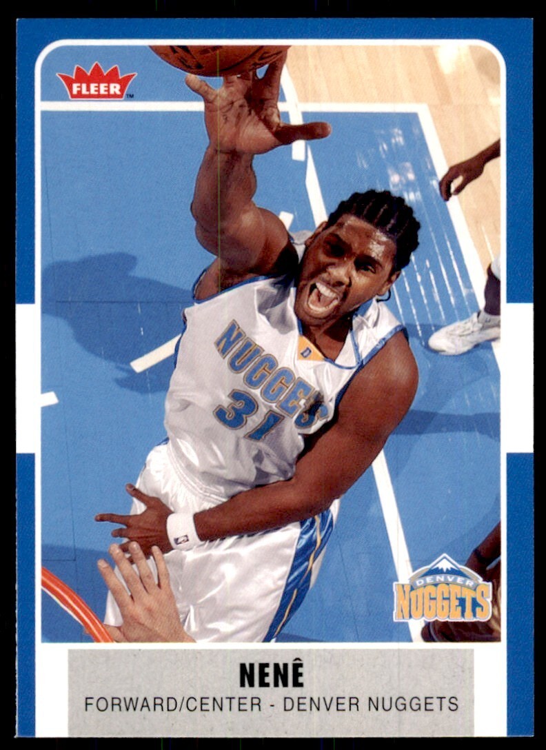 2007-08 Fleer Nene Basketball Cards #163