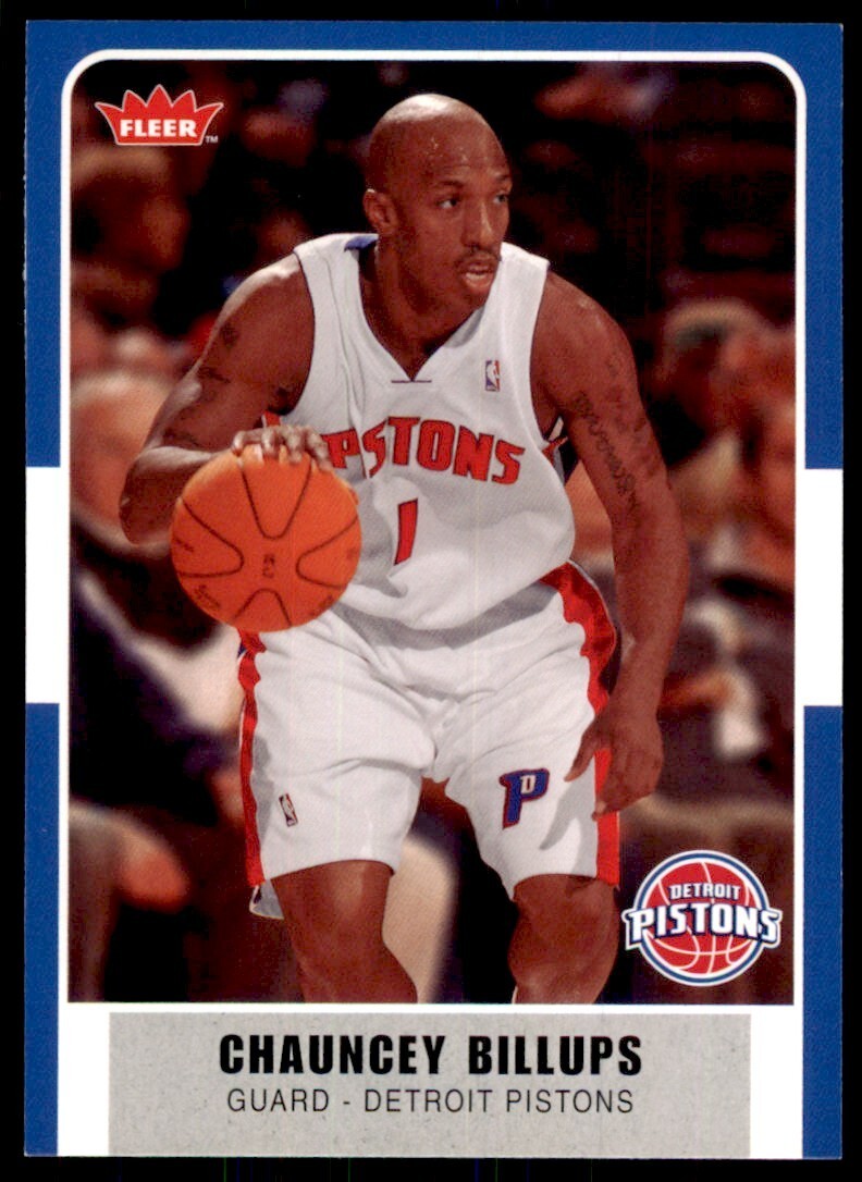 2007-08 Fleer Chauncey Billups Basketball Cards #1