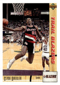 1991-92 Upper Deck Basketball Card Clyde Drexler Portland Trail Blazers #357