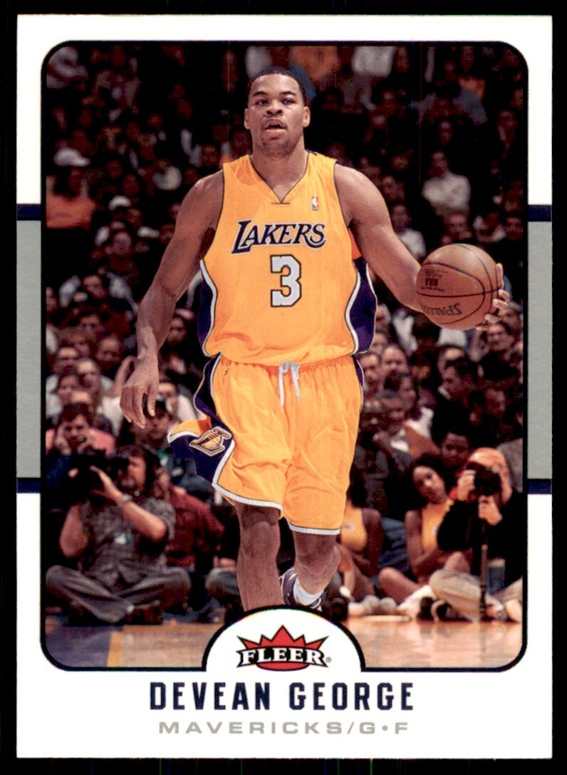 2006-07 Fleer Devean George Basketball Cards #87