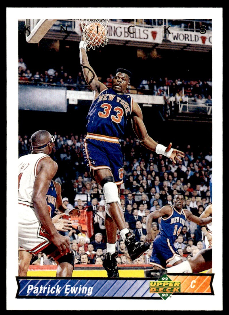 1992-93 Upper Deck Basketball Card Patrick Ewing New York Knicks #130