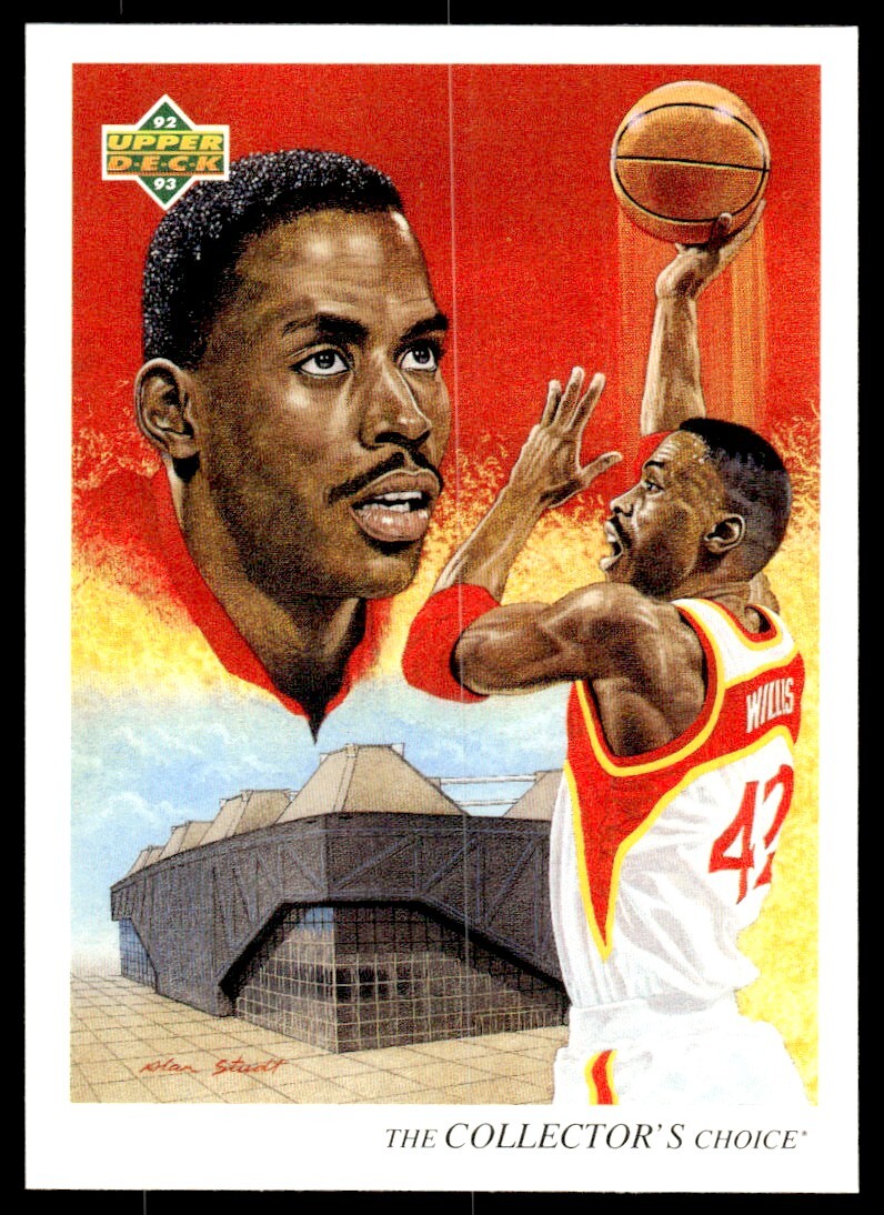 1992-93 Upper Deck Basketball Card Kevin Willis Atlanta Hawks #41