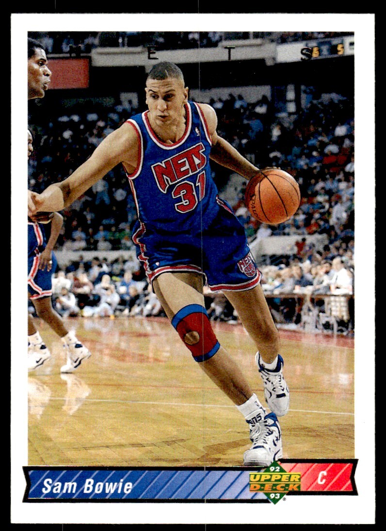 1992-93 Upper Deck Basketball Card Sam Bowie New Jersey Nets #198