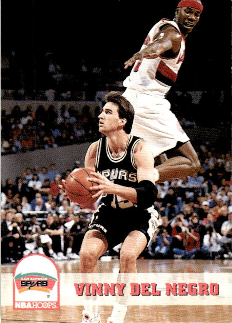 1993-94 NBA Hoops Basketball Card Vinny Del Negro San Antonio Spurs #403