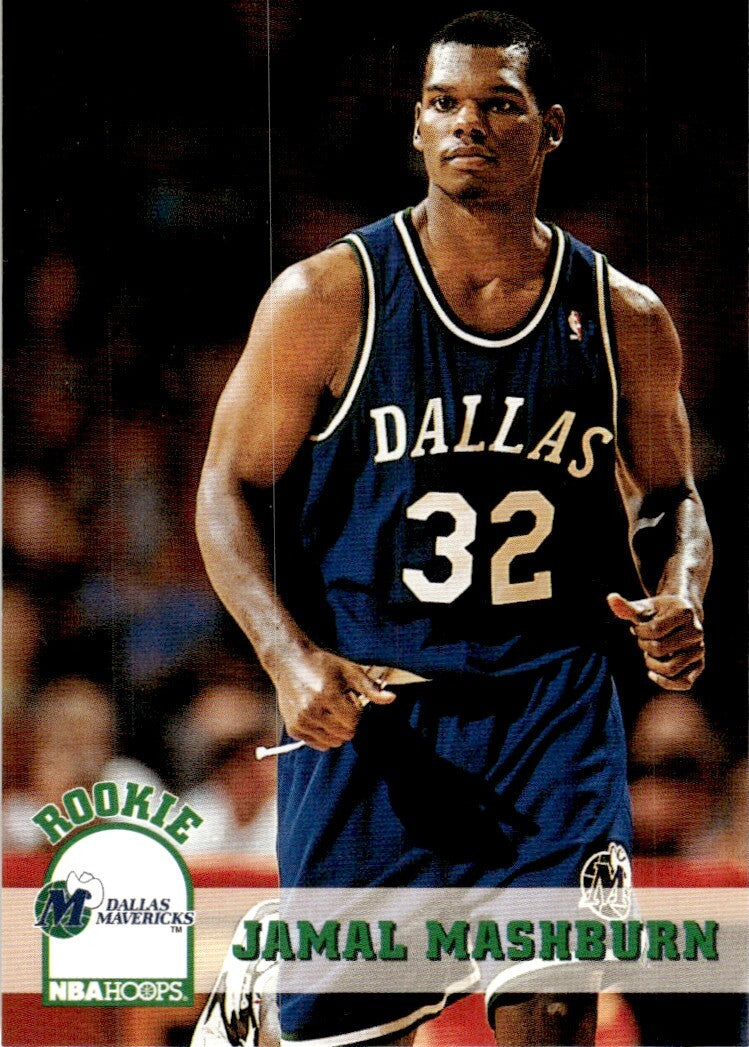 1993-94 NBA Hoops Basketball Card Jamal Mashburn Dallas Mavericks #323