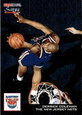 1993-94 NBA Hoops Basketball Card Derrick Coleman New Jersey Nets #HS17