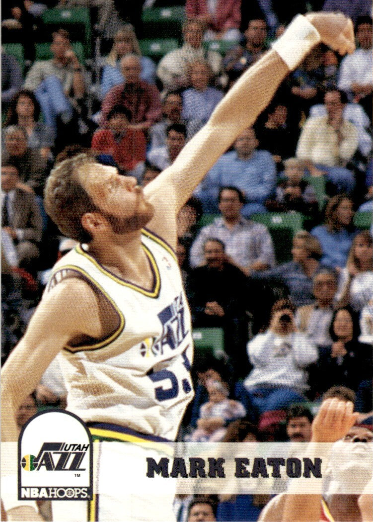 1993-94 NBA Hoops Basketball Card Mark Eaton Utah Jazz #215