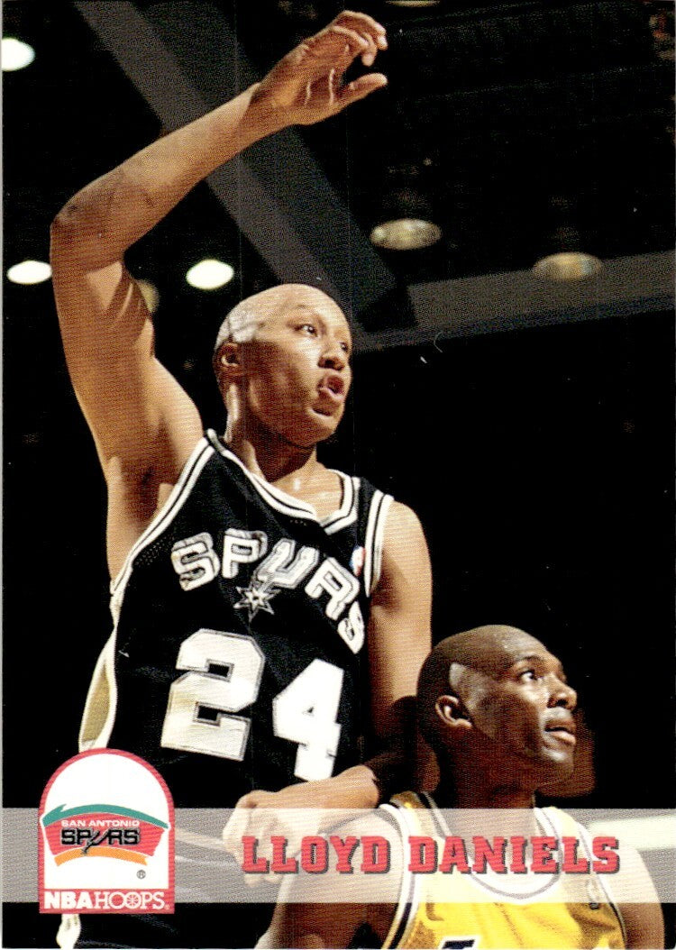 1993-94 NBA Hoops Basketball Card Lloyd Daniels San Antonio Spurs #198