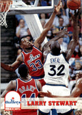1993-94 NBA Hoops Basketball Card Larry Stewart Washington Bullets #229