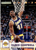 1993-94 NBA Hoops Basketball Card Elden Campbell Los Angeles Lakers #104