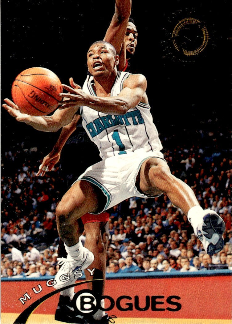 1994-95 Stadium Club Basketball Card Muggsy Bogues Charlotte Hornets #134