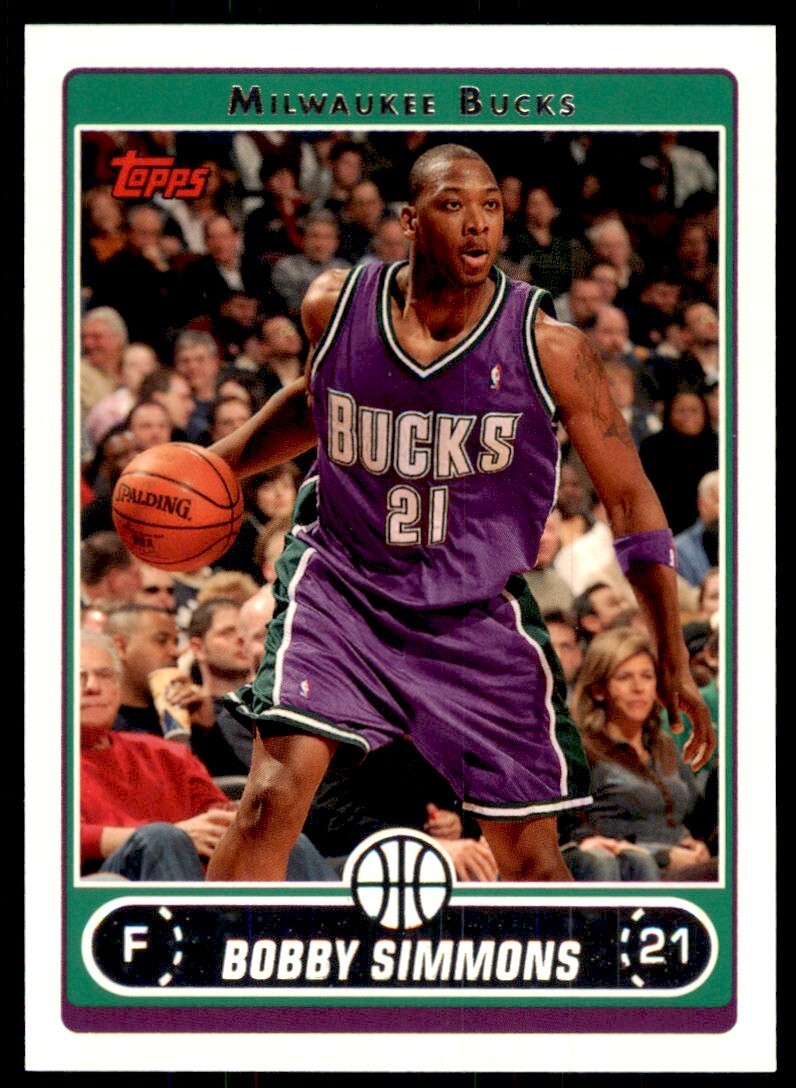 2006-07 Topps Bobby Simmons Basketball Cards #62