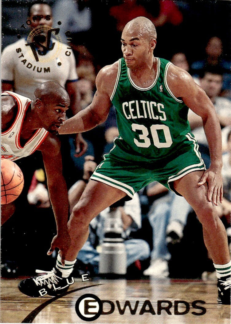 1994-95 Stadium Club Basketball Card Blue Edwards Boston Celtics #221