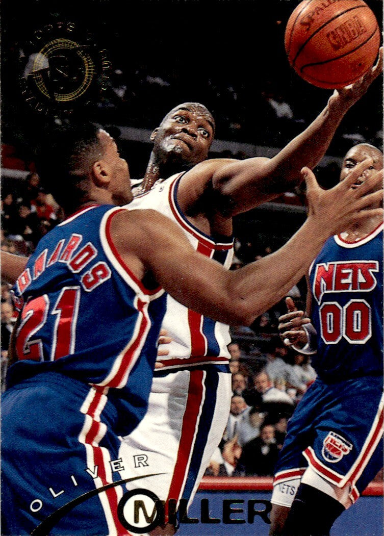 1994-95 Stadium Club Basketball Card Oliver Miller Detroit Pistons #288