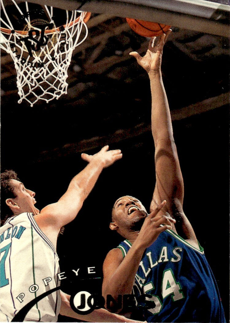 1994-95 Stadium Club Basketball Card Popeye Jones Dallas Mavericks #39