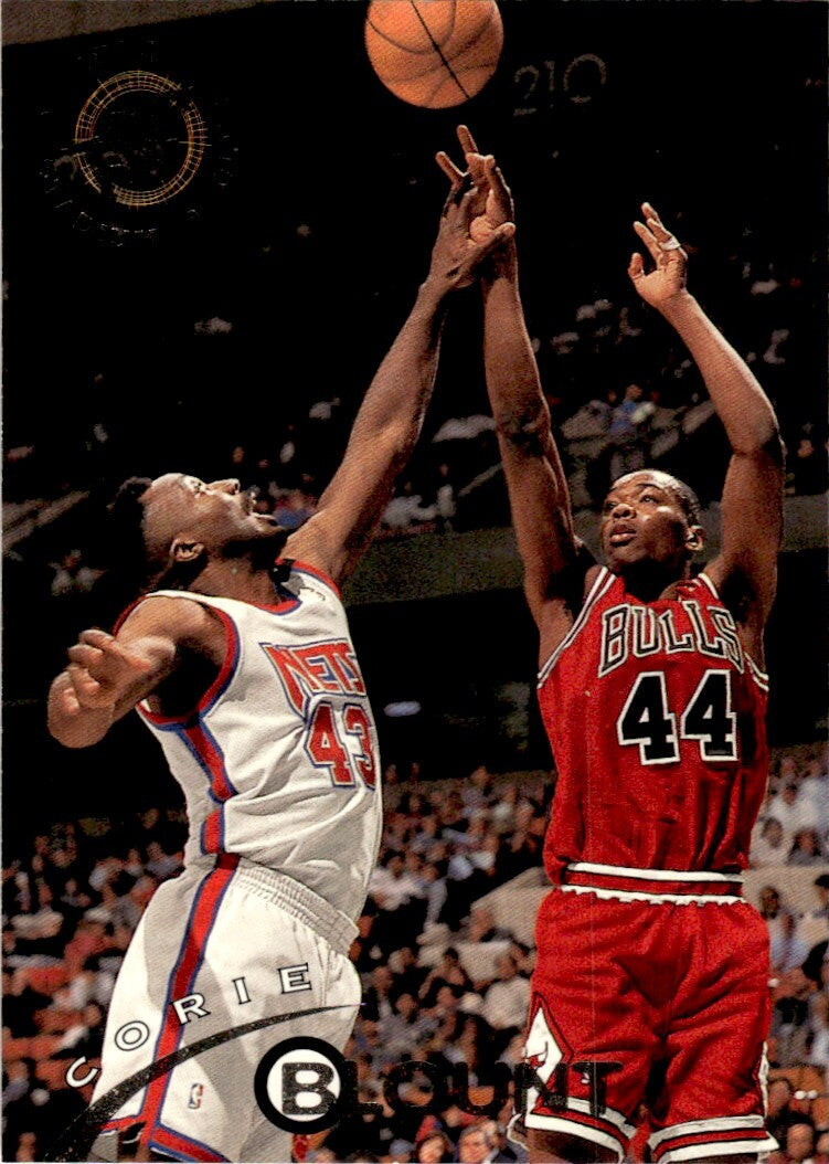 1994-95 Stadium Club Basketball Card Corie Blount Chicago Bulls #156