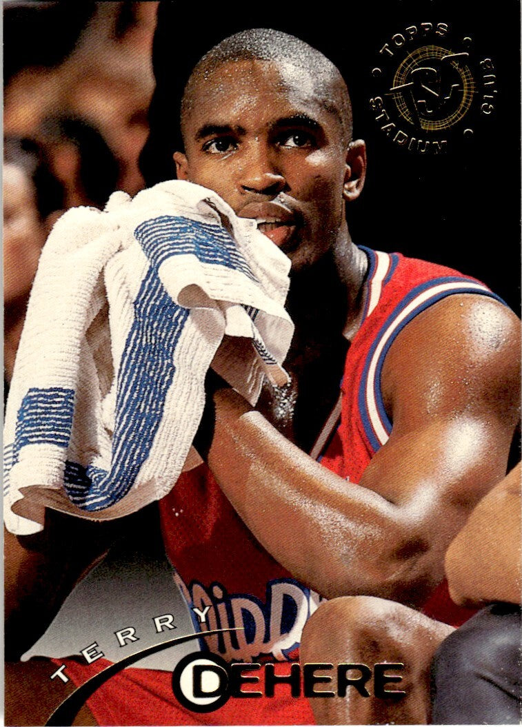 1994-95 Stadium Club Basketball Card Terry Dehere Los Angeles Clippers #94