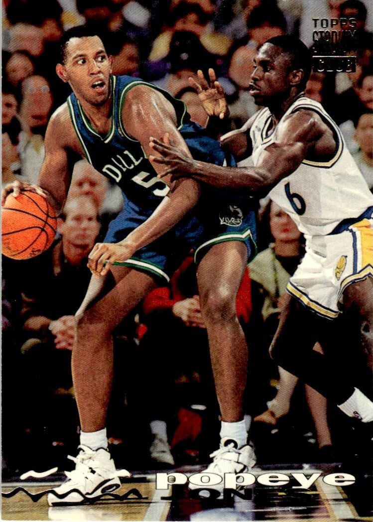 1993-94 Stadium Club Basketball Card Popeye Jones Dallas Mavericks #283