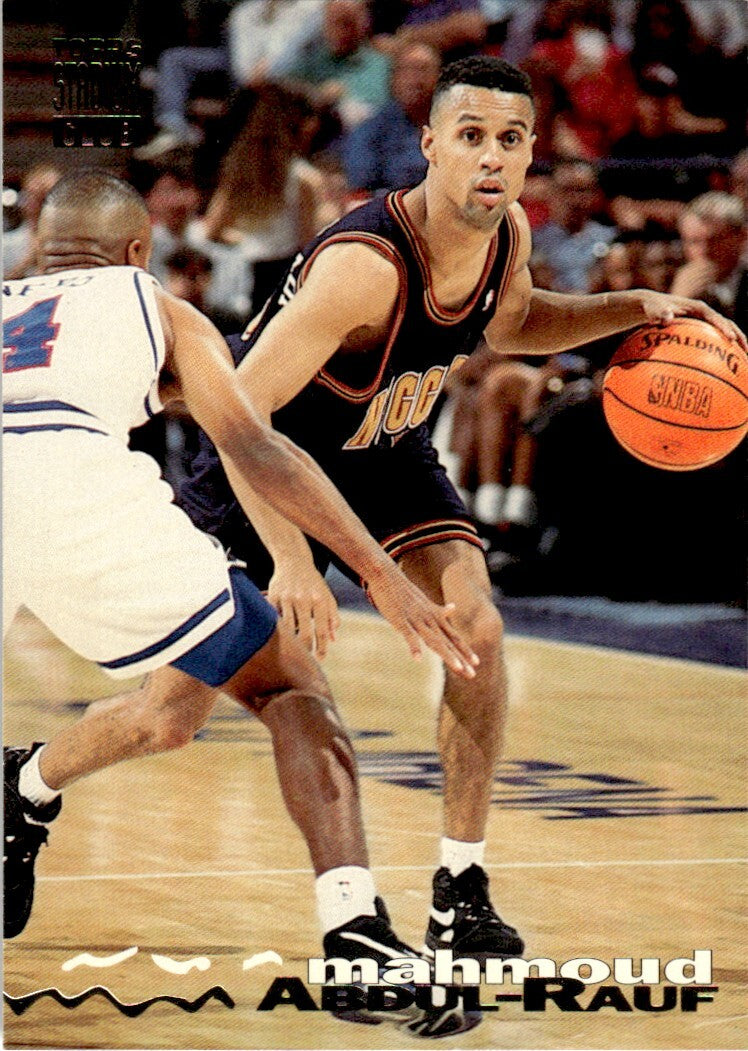 1993-94 Stadium Club Basketball Card Mahmoud Abdul-Rauf Denver Nuggets #322