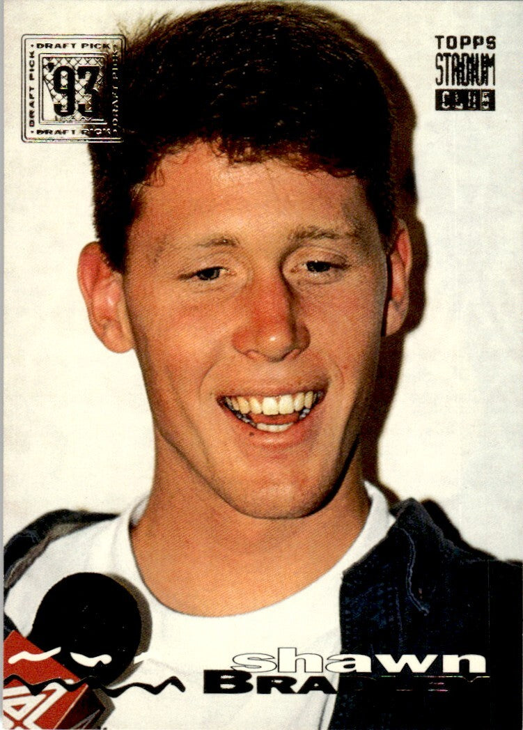 1993-94 Stadium Club Basketball Card Shawn Bradley Philadelphia 76ers #82