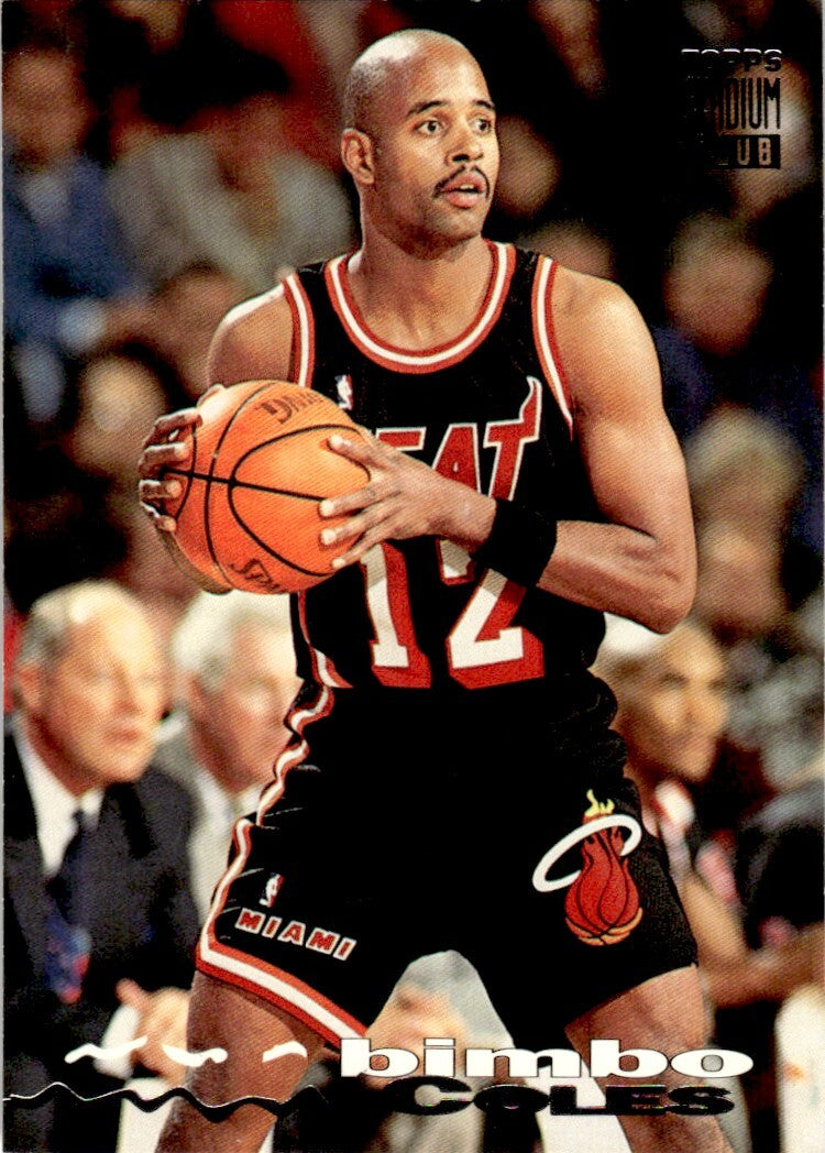 1993-94 Stadium Club Basketball Card Bimbo Coles Miami Heat #230