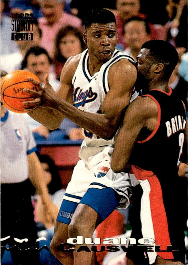 1993-94 Stadium Club Basketball Card Duane Causwell Sacramento Kings #147