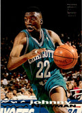 1993-94 Stadium Club Basketball Card Johnny Newman Charlotte Hornets #38