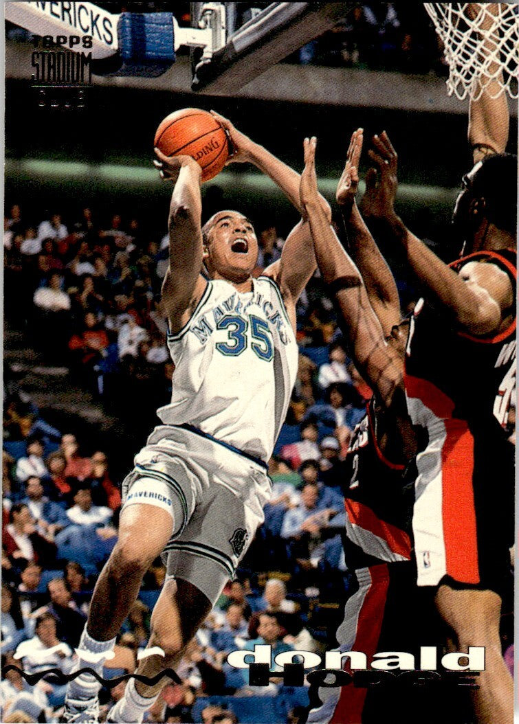 1993-94 Stadium Club Basketball Card Donald Hodge Dallas Mavericks #24
