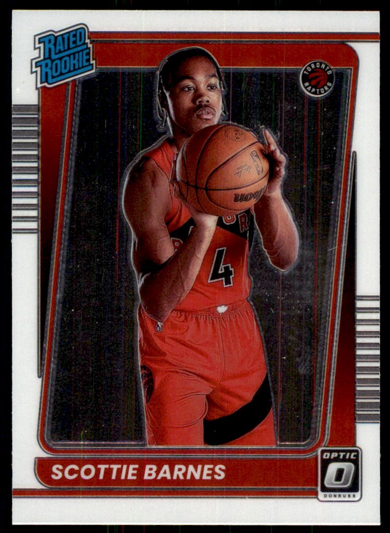 2021-22 Donruss Optic Scottie Barnes Basketball Cards #186