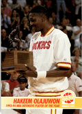 1994-95 NBA Hoops Basketball Card Hakeem Olajuwon Houston Rockets #261
