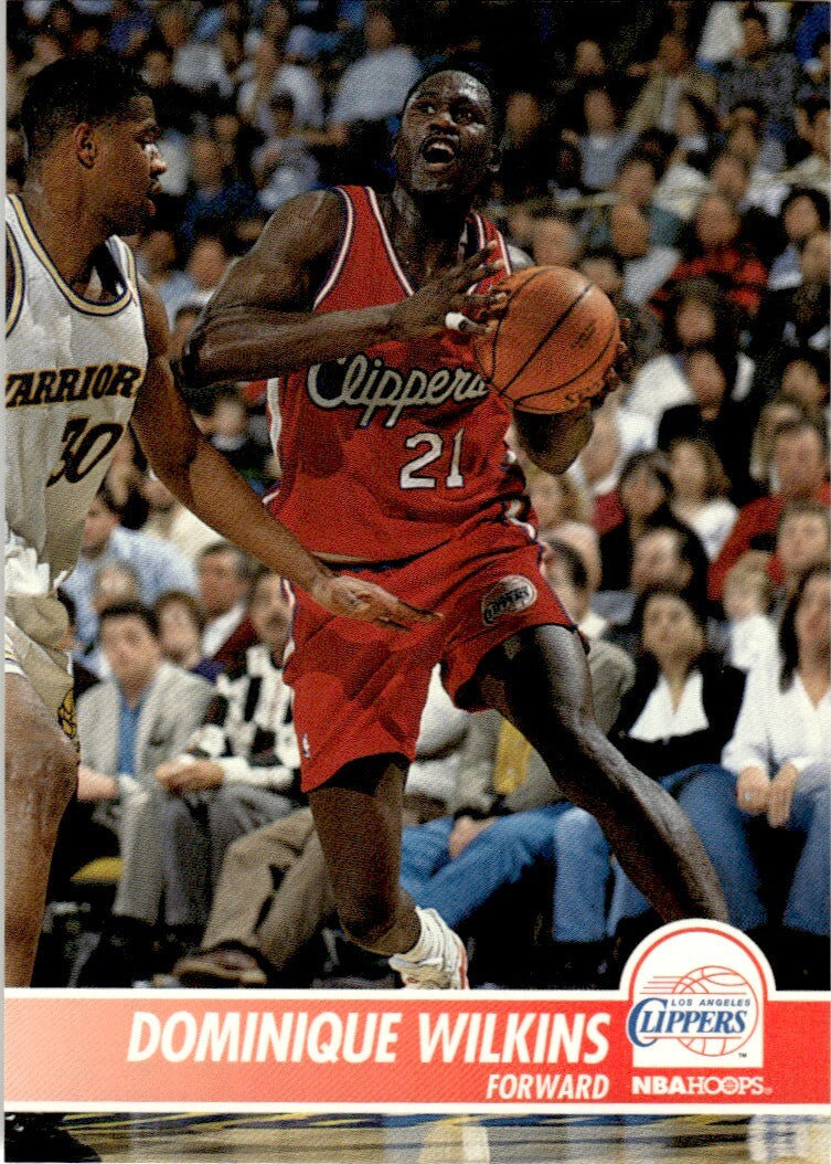 1994-95 NBA Hoops Basketball Card Dominique Wilkins Los Angeles Clippers #97