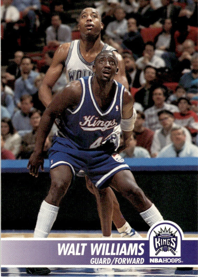 1994-95 NBA Hoops Basketball Card Walt Williams Sacramento Kings #190