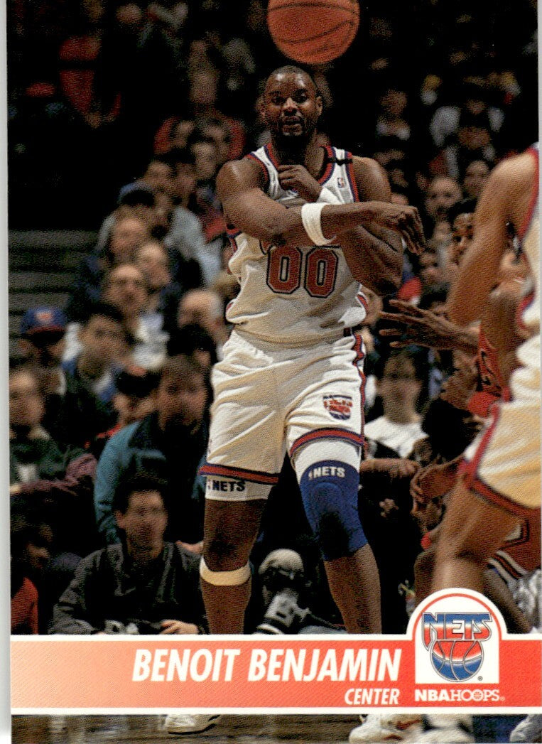1994-95 NBA Hoops Basketball Card Benoit Benjamin New Jersey Nets #131
