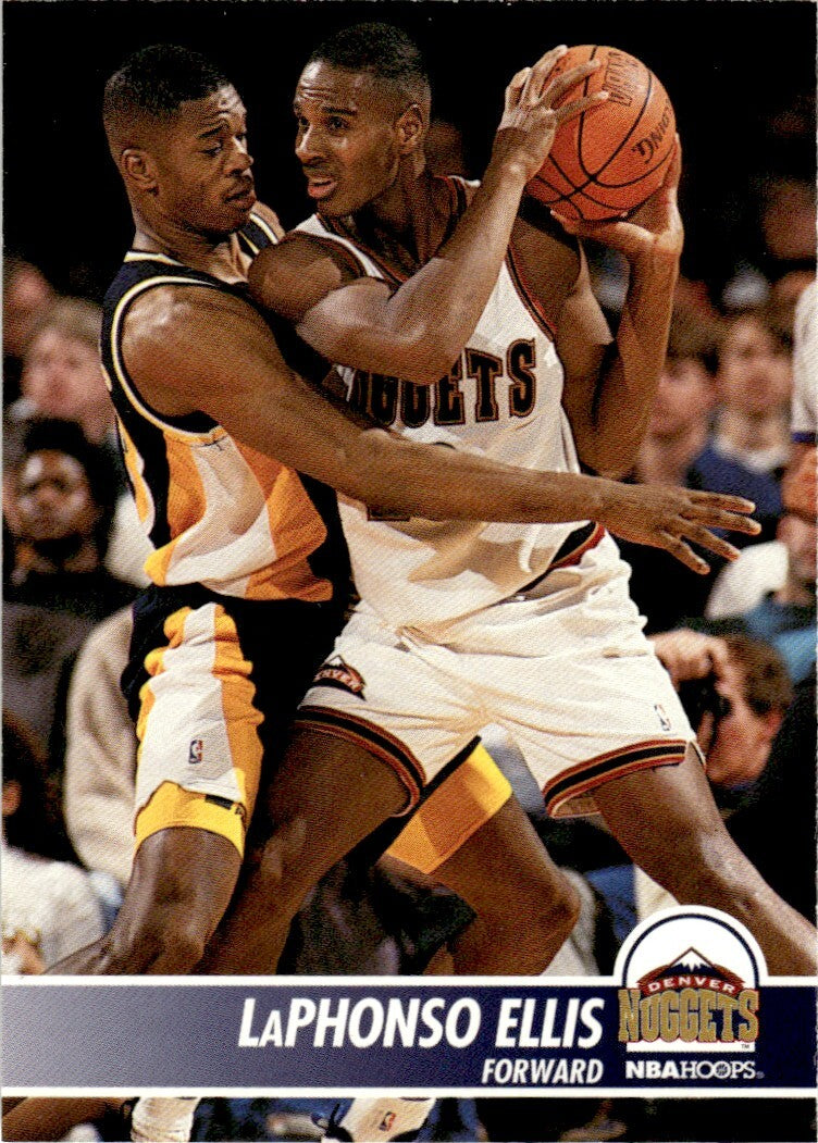 1994-95 NBA Hoops Basketball Card LaPhonso Ellis Denver Nuggets #49