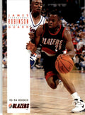 1993-94 SkyBox Basketball Card James Robinson Rookie Portland Trail Blazers #272