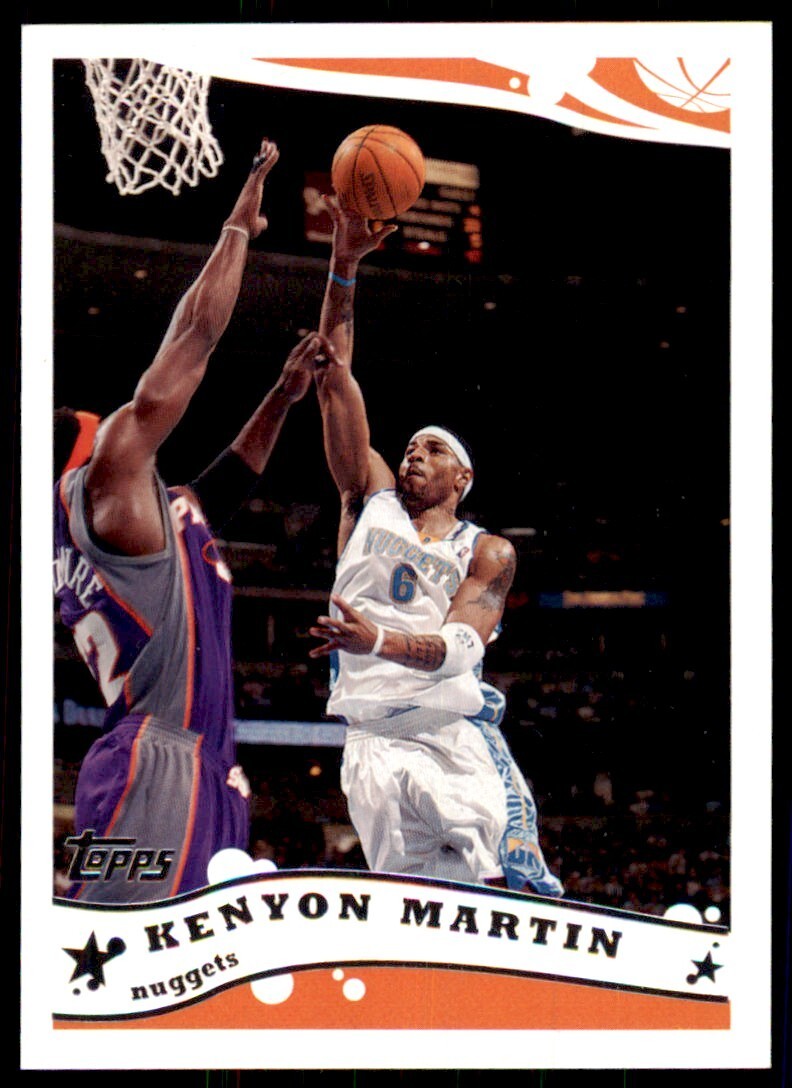 2005-06 Topps Kenyon Martin Basketball Cards #16