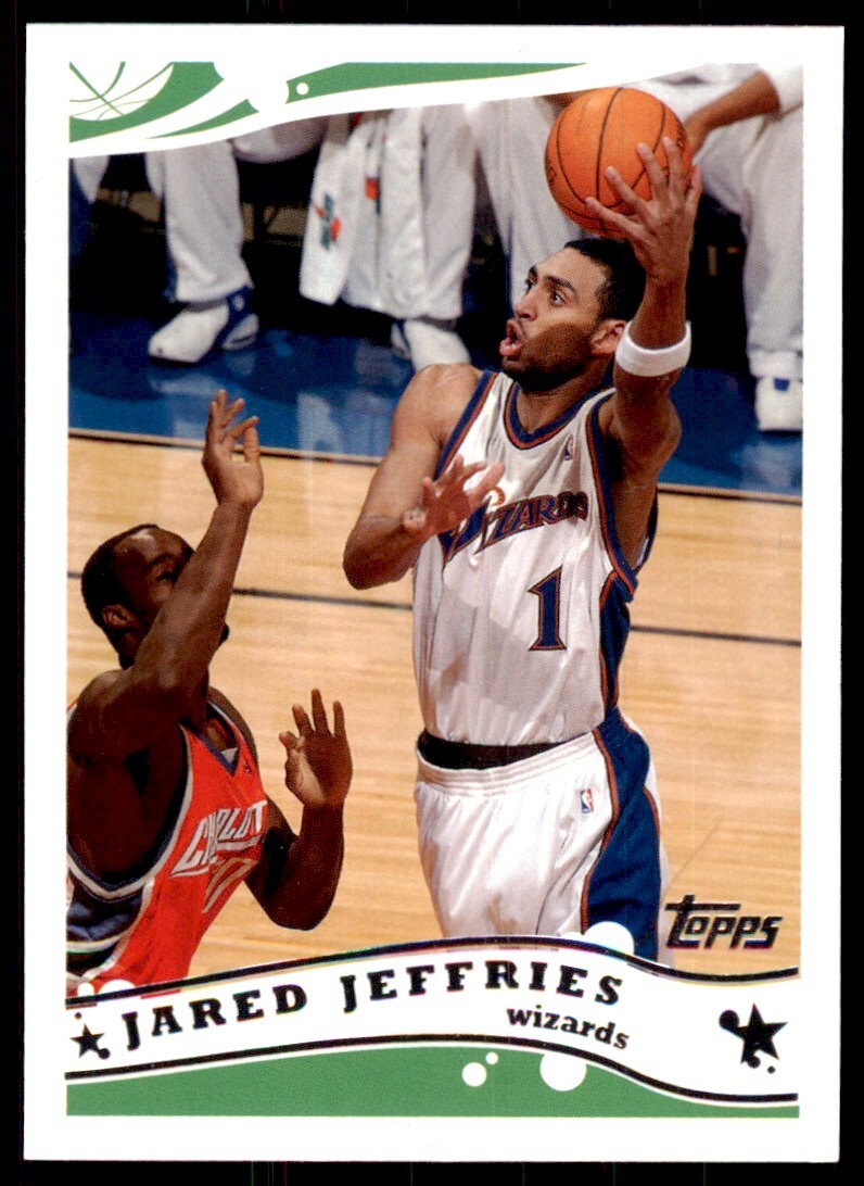 2005-06 Topps Jared Jeffries Basketball Cards #53