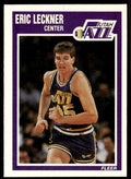 1989-90 Fleer Basketball Card Eric Leckner Utah Jazz #154