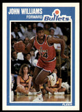 1989-90 Fleer Basketball Card John Williams Washington Bullets #162