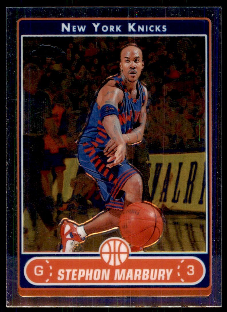 2006-07 Topps Chrome. Stephon Marbury Basketball Cards. #103