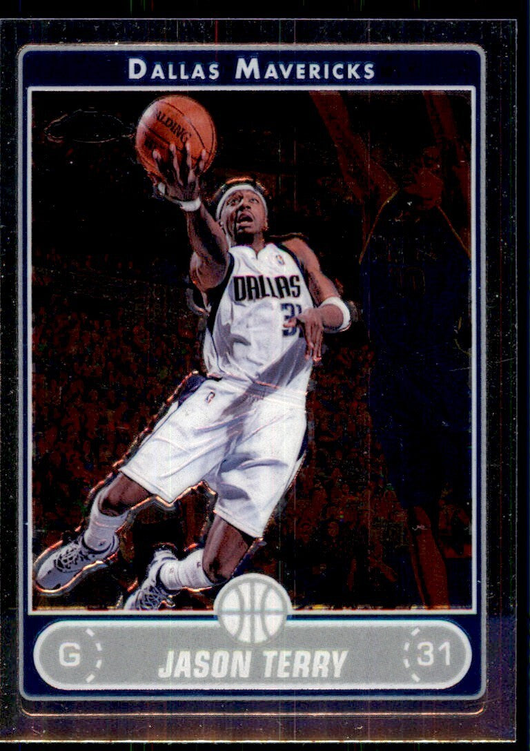 2006-07 Topps Chrome. Jason Terry A Basketball Cards. #9