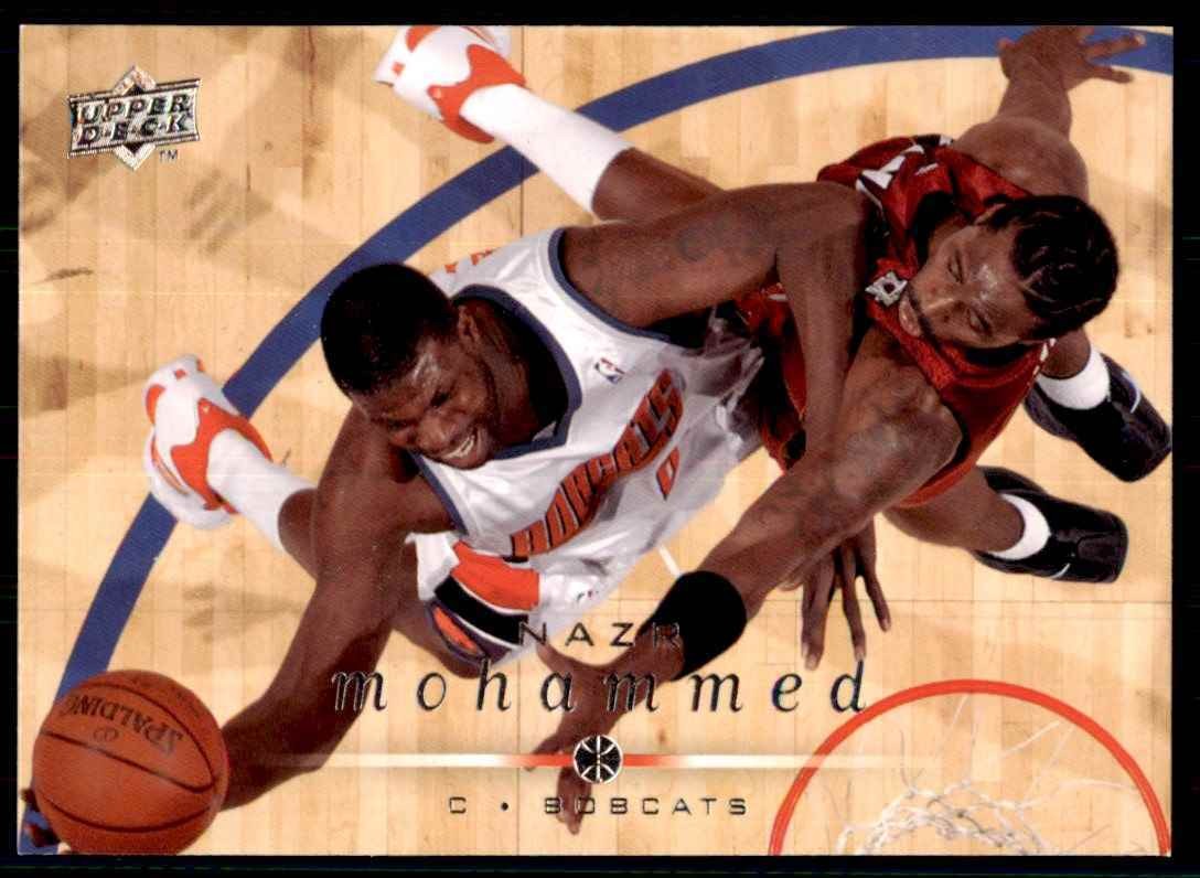 2008-09 Upper Deck Nazr Mohammed Basketball cards #19