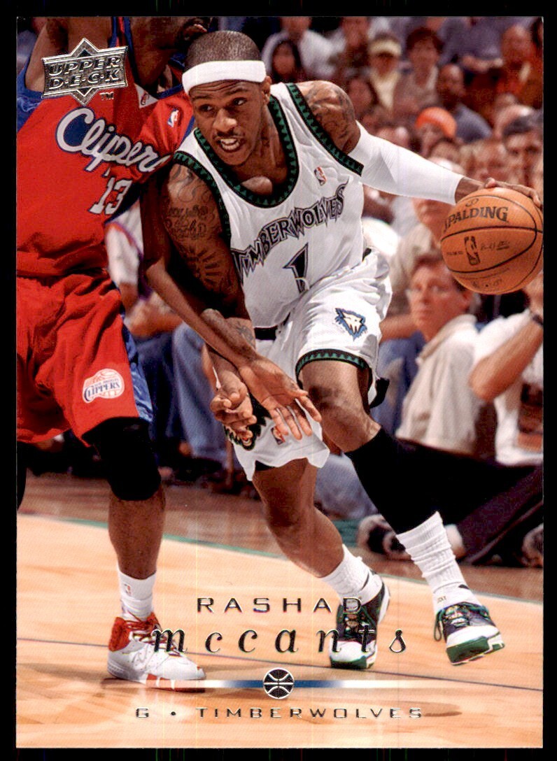 2008-09 Upper Deck Rashad McCants A Basketball cards #110