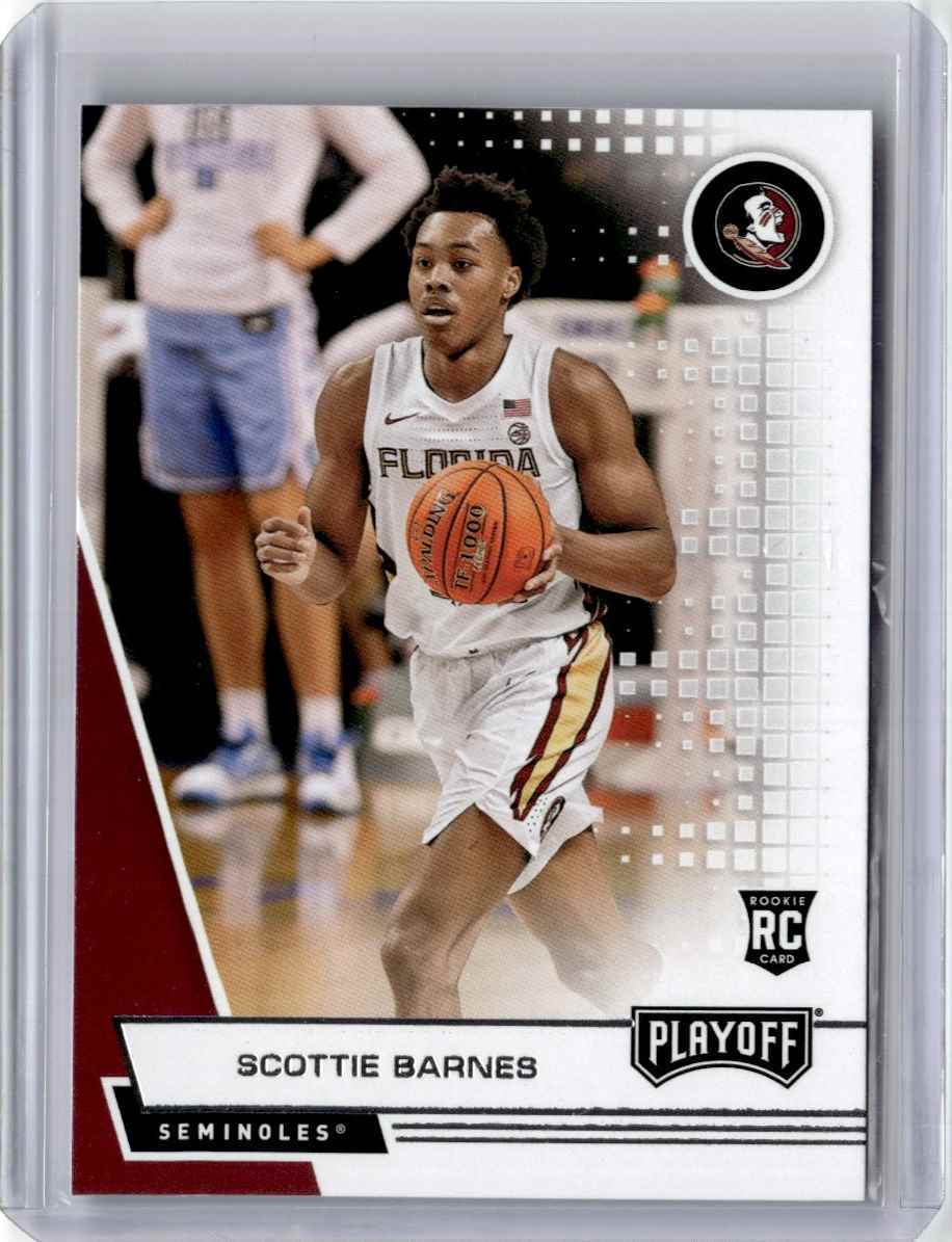2021-22 Panini Chronicles Playoff Draft Picks Scottie Barnes Basektball Card