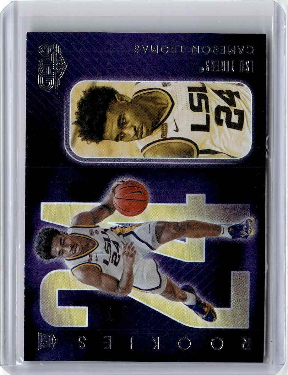 2021-22 Panini Chronicles Gala Draft Picks Cameron Thomas Basektball Card LSU