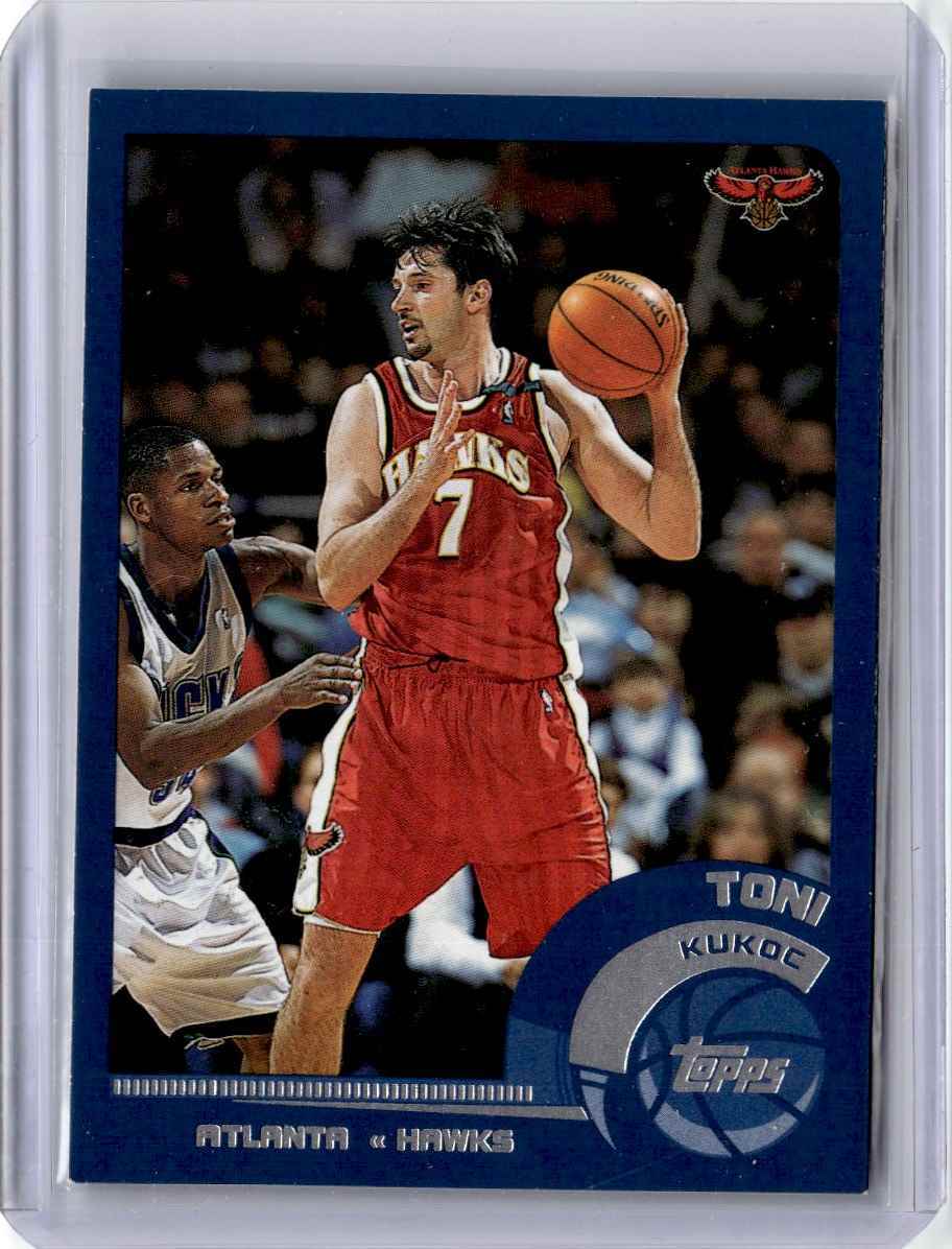 2002-03 Topps Toni Kukoc Basketball Card Atlanta Hawks #170