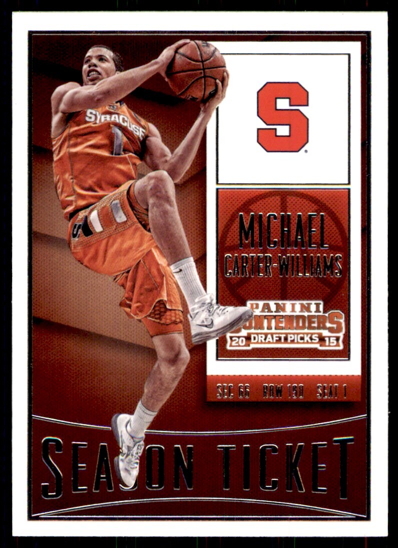 2015-16 Panini Contenders Draft Picks Michael Carter-Williams A Basketball Cards