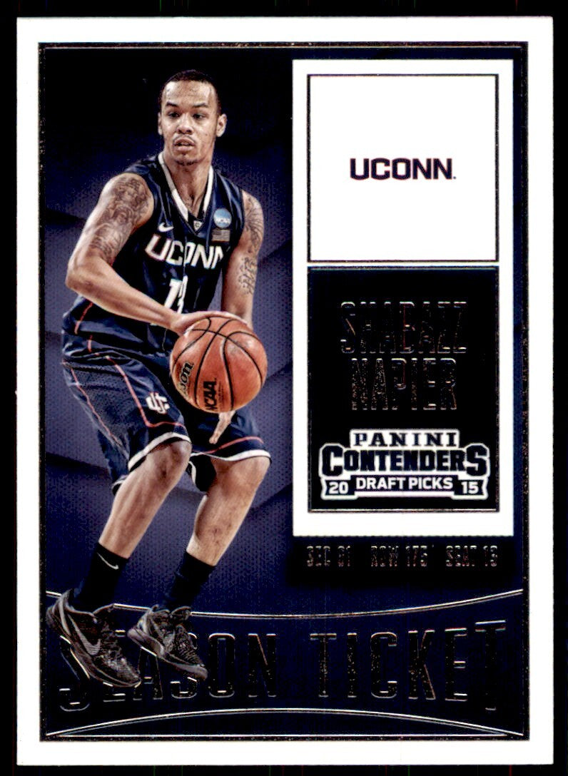 2015-16 Panini Contenders Draft Picks Shabazz Napier B Basketball Cards #86