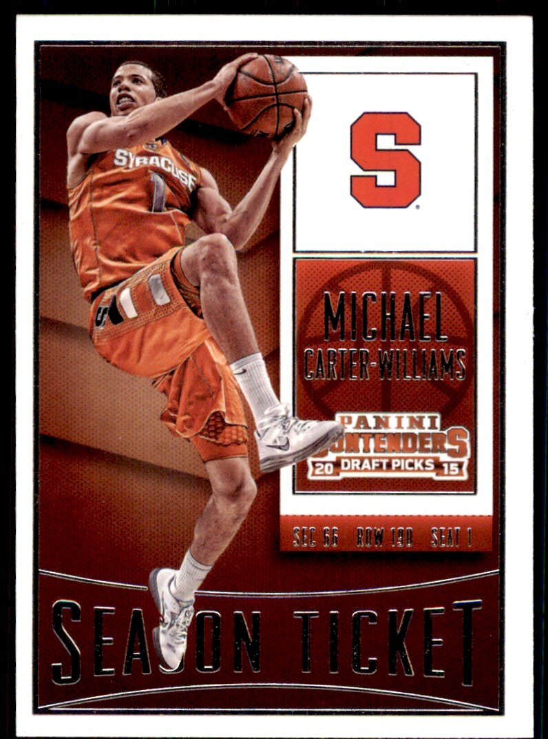 2015-16 Panini Contenders Draft Picks. Michael Carter-Williams F Basketball